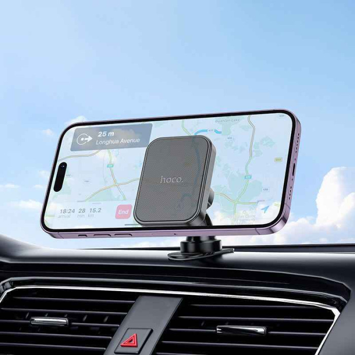 Магнітний автодержатель для смартфона Hoco H33 для зручного кріплення в автомобілі