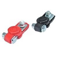 Клеми CarLife сталеві лужені з резиновим по криттям (BT107)