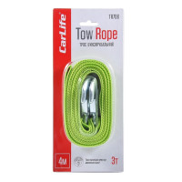 Трос буксирувальний 3 т 4 м в блистері CARLIFE (TR708)