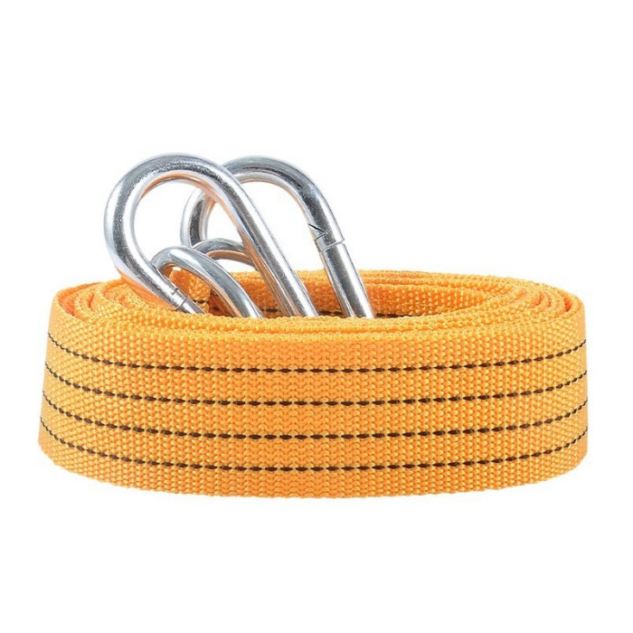 Трос буксирувальний 3 т (4,5 м) CarLife з карабінами в блистері (TR709)