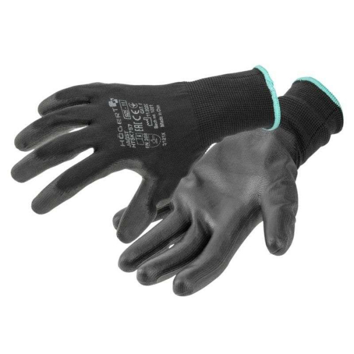 Рабочие перчатки JAGST с полиуретановым слоем размер 11 (HT5K756-11)