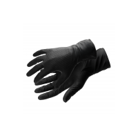 Черные нитриловые перчатки с алмазной текстурой одноразовые L 100 штук WUSSOW (HT5K774-L)